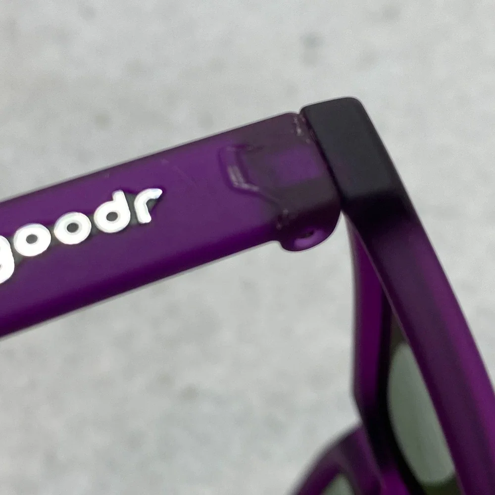 Goodr Sunglasses Unisex OS Purple Gardening With a Kraken Mirrored Lens OGs